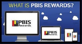 PBIS Rewards Symbol on Monitor, Laptop, Ipad, and Cell Phone