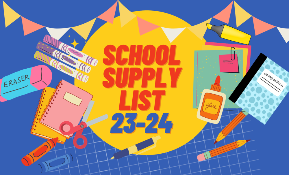 Classroom Supply Lists, 23-24 School Year