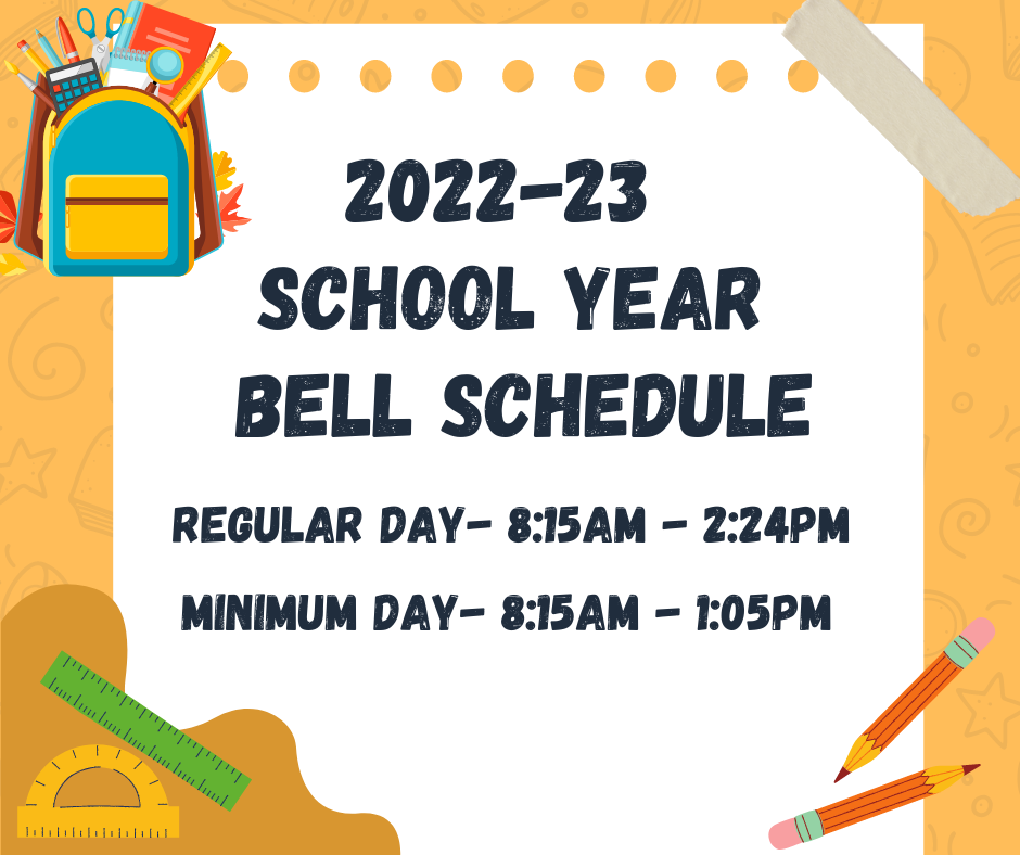 New Bell Schedule