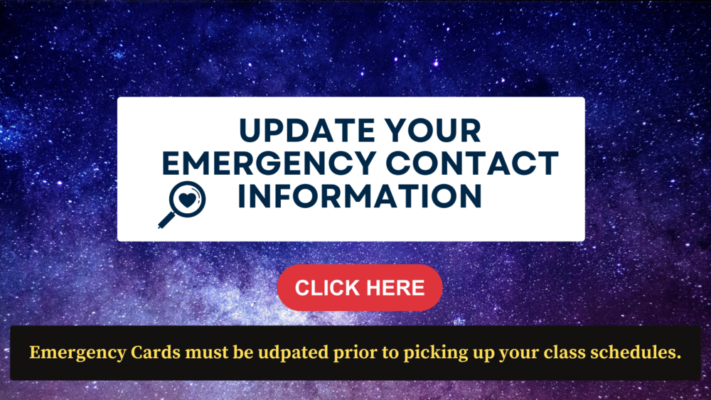 update emergency contact information schedules