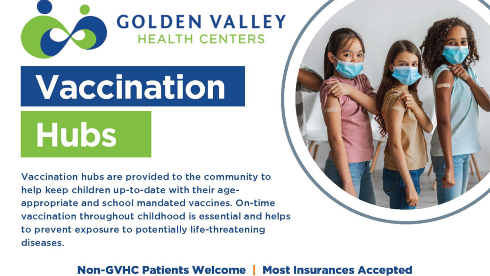 Golden Valley Health Centers Vaccination Hubs