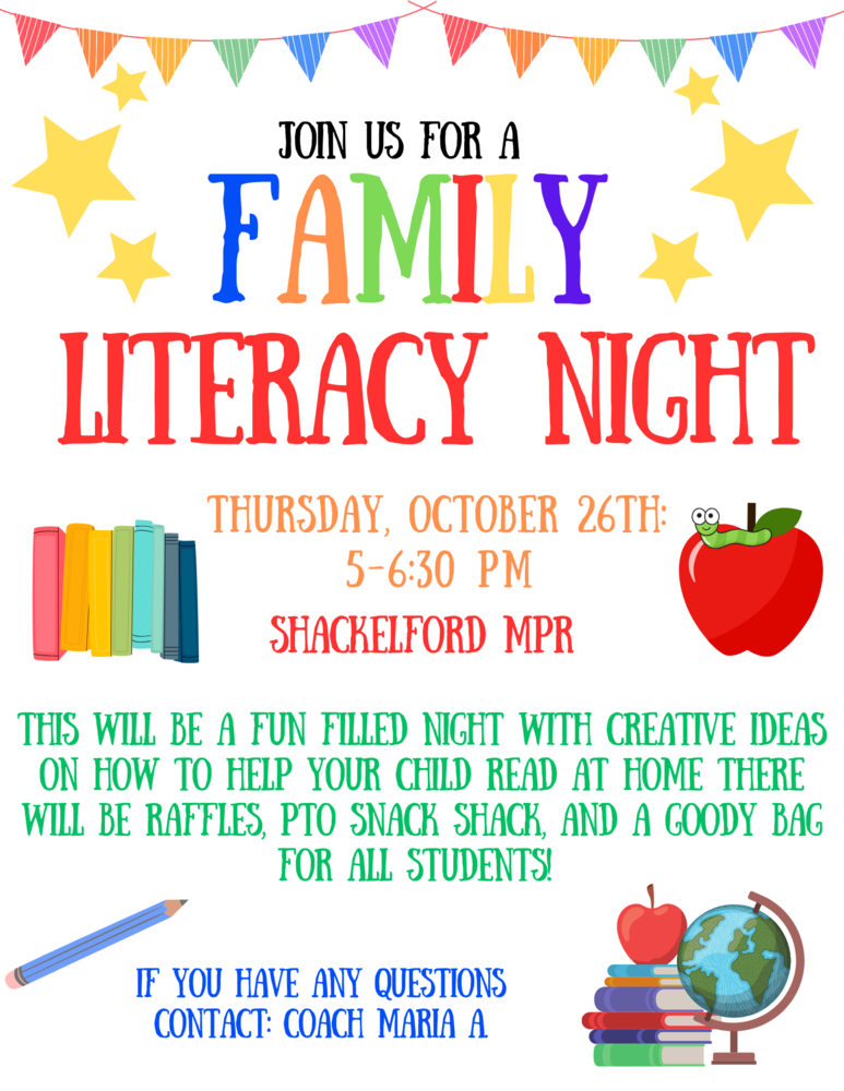 Family Literacy Night | Shackelford Elementary School