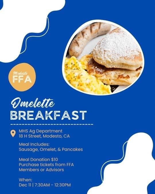 Omelette Breakfast fundraiser